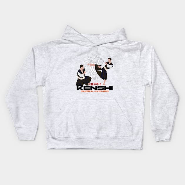 KENSHI - SHORINJI KEMPO Kids Hoodie by Lavender Store 24